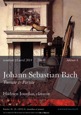 Bach, Toccatas et Partitas, Hadrien Jourdan clavecin